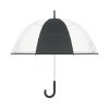 ⌀102cm/23″ átlátszó esernyő, hajlított markolat.