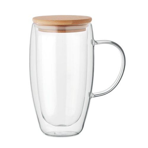 Dupla falú üvegbögre 450ml