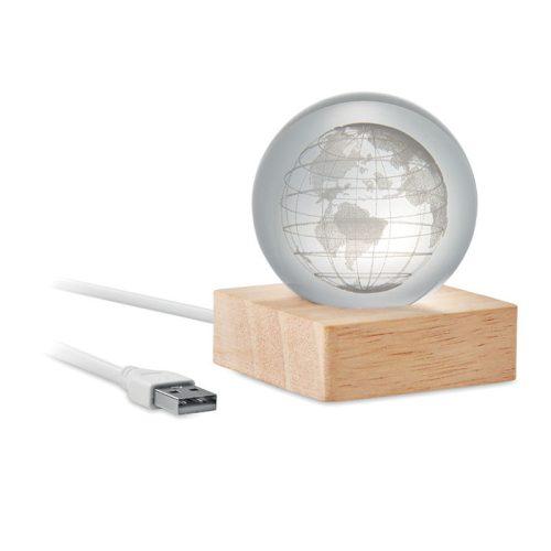 LED földgömb üveggömb