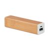 2200 mAh bambusz powerbank