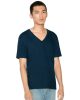 American Apparel AA2456 UNISEX FINE JERSEY V-NYAKÚ PÓLÓ M