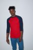 American Apparel AABB453 UNISEX POLY-COTTON 3/4 UJJÚ RAGLAN PÓLÓ M