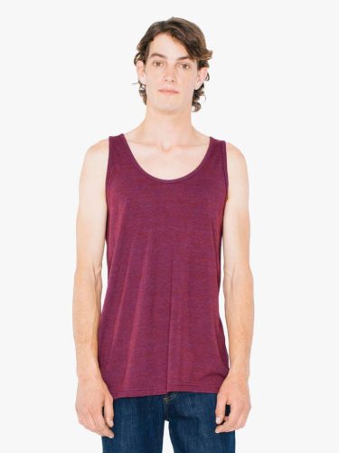 American Apparel AATR408 UNISEX TRI-BLEND TRIKÓ XL