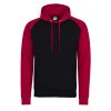 Just Hoods AWJH009 BASEBALL HOODIE S
