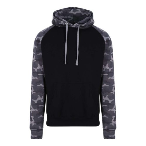 Just Hoods AWJH009 BASEBALL HOODIE S