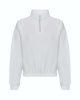 Just Hoods AWJH037 WOMEN'S CROPPED 1/4 ZIP SWEAT XXS
