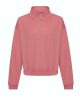 Just Hoods AWJH037 WOMEN'S CROPPED 1/4 ZIP SWEAT XXS