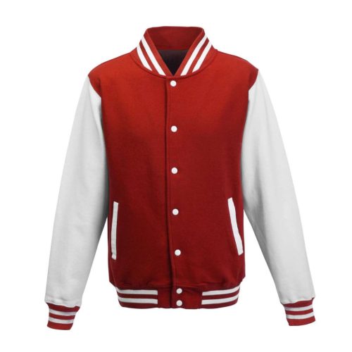 Just Hoods AWJH043 VARSITY JACKET 2XL