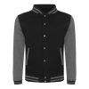 Just Hoods AWJH043 VARSITY JACKET S