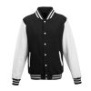 Just Hoods AWJH043 VARSITY JACKET L