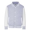 Just Hoods AWJH043J KIDS VARSITY JACKET 3/4