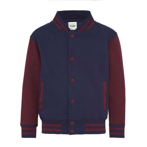 Just Hoods AWJH043J KIDS VARSITY JACKET 5/6