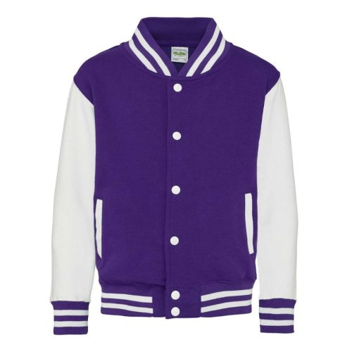 Just Hoods AWJH043J KIDS VARSITY JACKET 12/13