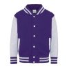 Just Hoods AWJH043J KIDS VARSITY JACKET 5/6