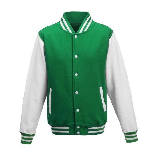 Just Hoods AWJH043 VARSITY JACKET 2XL