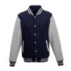 Just Hoods AWJH043 VARSITY JACKET XS
