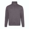 Just Hoods AWJH046 SOPHOMORE 1/4 ZIP SWEAT M