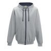 Just Hoods AWJH053 VARSITY ZOODIE 2XL