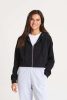 Just Hoods AWJH065 WOMEN'S FASHION CROPPED ZOODIE XXS