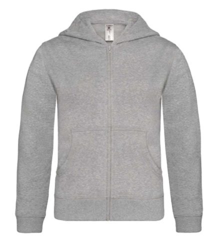 B&C BCWK682 B&C HOODED FULL ZIP /KIDS 9/11