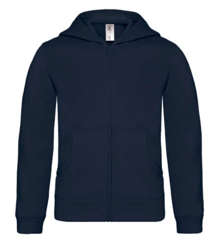 B&C BCWK682 B&C HOODED FULL ZIP /KIDS 9/11