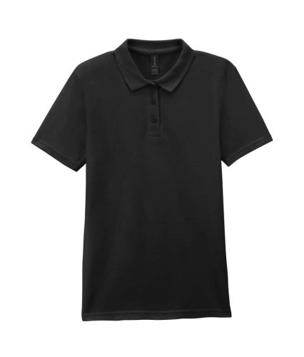 Gildan GIL64800-B3 SOFTSTYLE® LADIES' DOUBLE PIQUÉ POLO WITH 3 COLOUR-MATCHED BUTTONS S