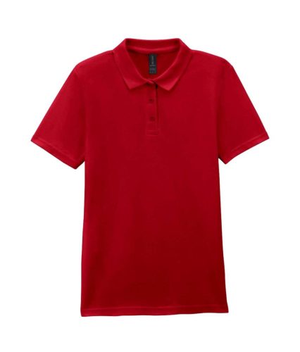 Gildan GIL64800-B3 SOFTSTYLE® LADIES' DOUBLE PIQUÉ POLO WITH 3 COLOUR-MATCHED BUTTONS 2XL