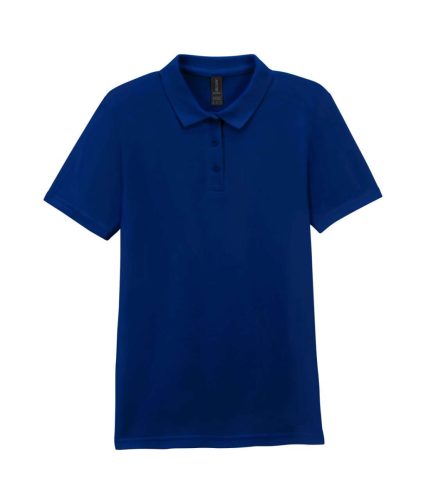 Gildan GIL64800-B3 SOFTSTYLE® LADIES' DOUBLE PIQUÉ POLO WITH 3 COLOUR-MATCHED BUTTONS L