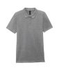 Gildan GIL64800-B3 SOFTSTYLE® LADIES' DOUBLE PIQUÉ POLO WITH 3 COLOUR-MATCHED BUTTONS L