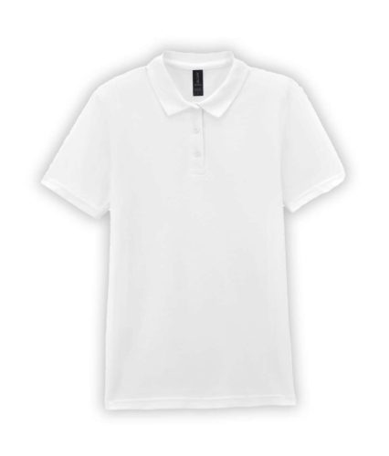 Gildan GIL64800-B3 SOFTSTYLE® LADIES' DOUBLE PIQUÉ POLO WITH 3 COLOUR-MATCHED BUTTONS XL