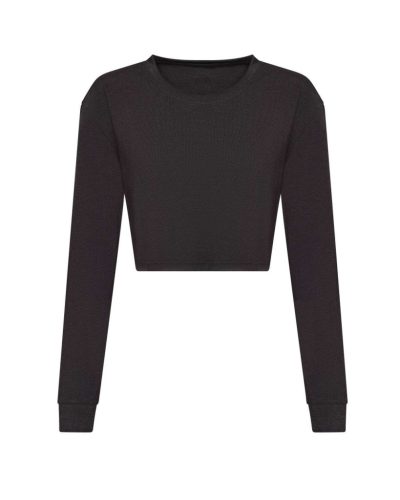 Just Ts JT016 WOMEN'S L/S CROPPED T L