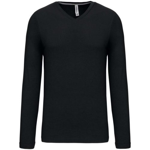 Kariban KA358 FÉRFI HOSSZÚ UJJÚ V-NYAKÚ PÓLÓ 4XL