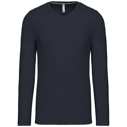 Kariban KA358 FÉRFI HOSSZÚ UJJÚ V-NYAKÚ PÓLÓ 3XL