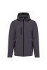 Kariban KA422 UNISEX 3-LAYER SOFTSHELL HOODED JACKET WITH REMOVABLE SLEEVES 3XL