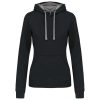 Kariban KA465 LADIES’ CONTRAST HOODED SWEATSHIRT M