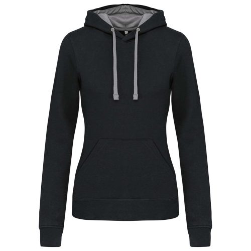 Kariban KA465 LADIES’ CONTRAST HOODED SWEATSHIRT M