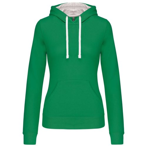 Kariban KA465 LADIES’ CONTRAST HOODED SWEATSHIRT 2XL