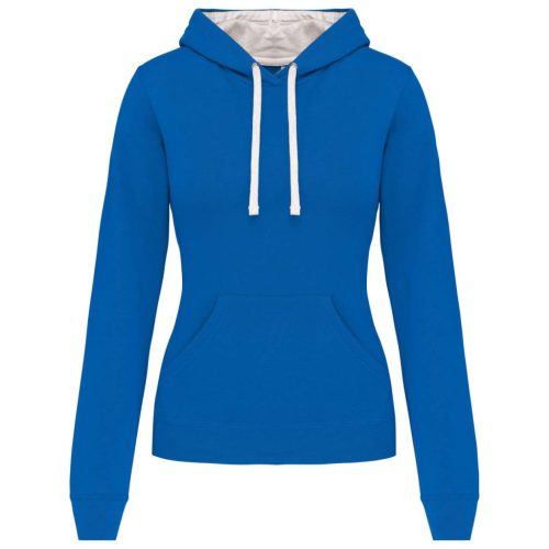 Kariban KA465 LADIES’ CONTRAST HOODED SWEATSHIRT S
