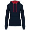 Kariban KA465 LADIES’ CONTRAST HOODED SWEATSHIRT XL