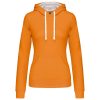 Kariban KA465 LADIES’ CONTRAST HOODED SWEATSHIRT XS