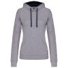 Kariban KA465 LADIES’ CONTRAST HOODED SWEATSHIRT M