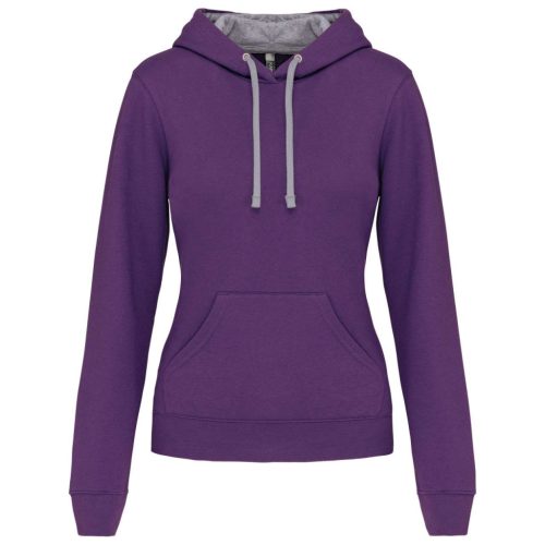 Kariban KA465 LADIES’ CONTRAST HOODED SWEATSHIRT S