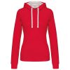 Kariban KA465 LADIES’ CONTRAST HOODED SWEATSHIRT S