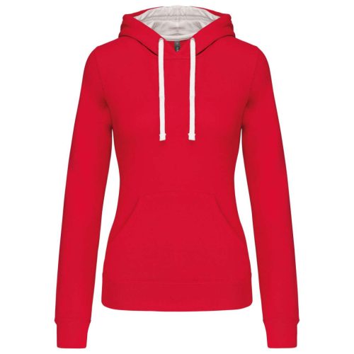Kariban KA465 LADIES’ CONTRAST HOODED SWEATSHIRT XL