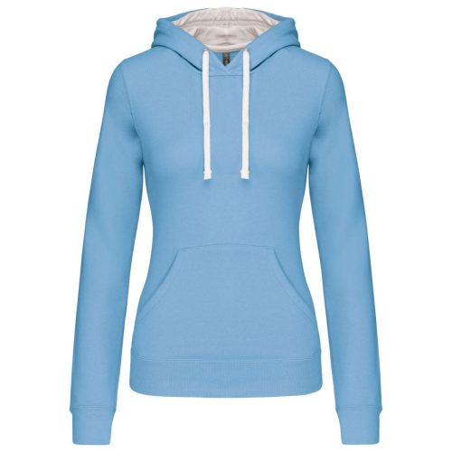 Kariban KA465 LADIES’ CONTRAST HOODED SWEATSHIRT 2XL