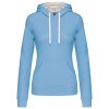 Kariban KA465 LADIES’ CONTRAST HOODED SWEATSHIRT M