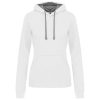 Kariban KA465 LADIES’ CONTRAST HOODED SWEATSHIRT S
