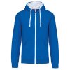 Kariban KA466 MEN'S CONTRAST HOODED FULL ZIP SWEATSHIRT XL