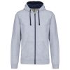 Kariban KA466 MEN'S CONTRAST HOODED FULL ZIP SWEATSHIRT L
