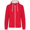Kariban KA466 MEN'S CONTRAST HOODED FULL ZIP SWEATSHIRT S